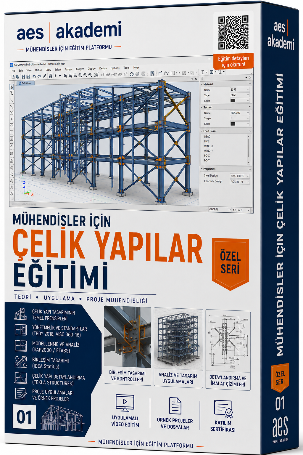 Mühendisler İçin Çelik Yapılar Eğitimi (Offline)