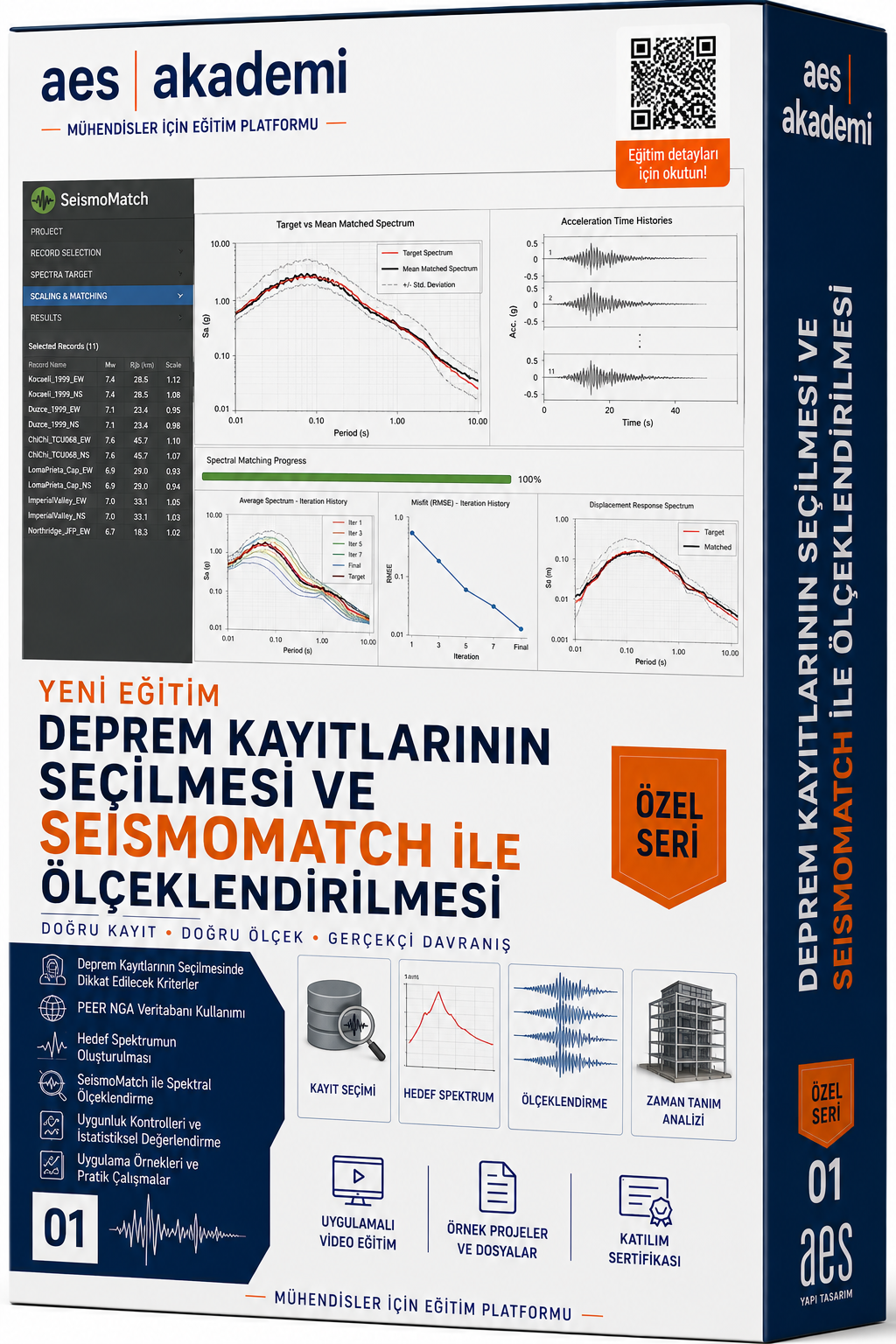 Deprem Kayıtlarının Seçilmesi Ve SeismoMatch ile Ölçeklendirilmesi (Offline)